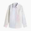 Chemise Oxford stretch à rayures mélangées Chemise Oxford stretch à rayures mélangées