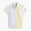Chemise Oxford stretch à rayures mélangées Chemise Oxford stretch à rayures mélangées