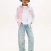 Chemise Oxford stretch à rayures mélangées pour enfant Chemise Oxford stretch à rayures mélangées pour enfant