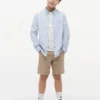 Chemise Oxford stretch à rayures pour enfant Chemise Oxford stretch à rayures pour enfant