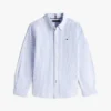 Chemise Oxford stretch à rayures pour enfant Chemise Oxford stretch à rayures pour enfant