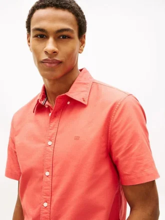 Chemise Oxford teinte en pièce, coupe classique Chemise Oxford teinte en pièce, coupe classique