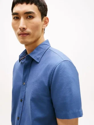 Chemise Oxford teinte en pièce, coupe classique