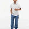 Chemise pour enfant en mélange lin-coton