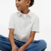 Chemise pour enfant en mélange lin-coton