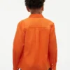Chemise pour enfant en mélange lin-coton