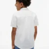 Chemise pour enfant en mélange lin-coton