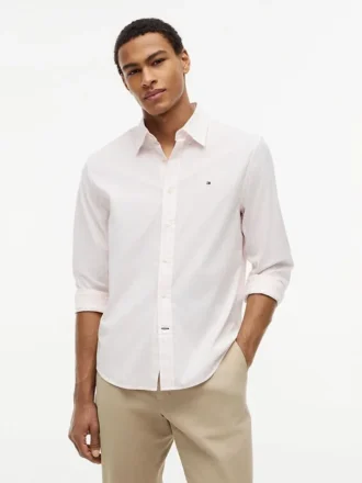 Chemise à rayures coupe classique pour tous les jours