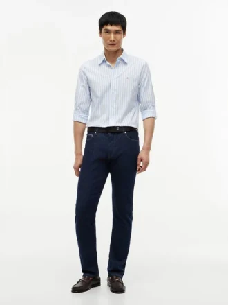 Chemise à rayures coupe classique pour tous les jours