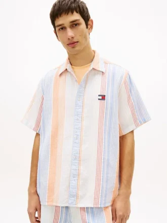 Chemise à rayures décontractée Tommy Jeans