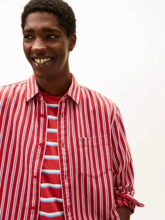 Chemise à rayures décontractée Tommy Jeans