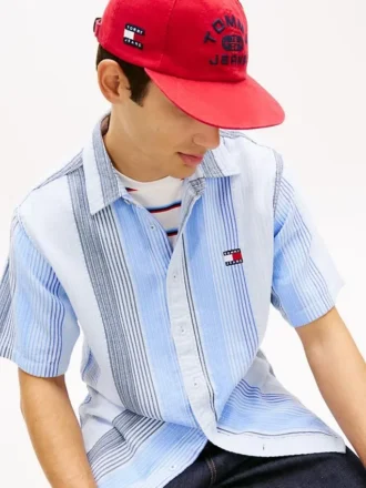 Chemise à rayures décontractée Tommy Jeans
