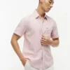 Chemise à rayures en mélange de lin, coupe classique Chemise à rayures en mélange de lin, coupe classique