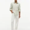 Chemise à rayures en mélange de lin, coupe classique Chemise à rayures en mélange de lin, coupe classique
