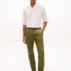 Chemise à rayures en mélange de lin, coupe classique Chemise à rayures en mélange de lin, coupe classique