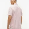 Chemise à rayures en mélange de lin, coupe classique Chemise à rayures en mélange de lin, coupe classique