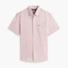 Chemise à rayures en mélange de lin, coupe classique Chemise à rayures en mélange de lin, coupe classique