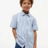 Chemise à rayures en seersucker pour enfant