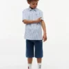Chemise à rayures en seersucker pour enfant