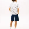 Chemise stretch pour enfant à motif voile