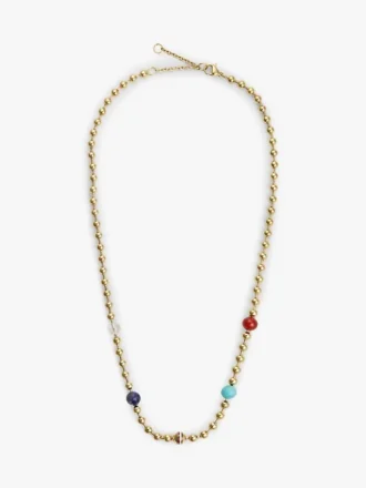Collier bohème multicolore à perles
