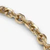 Collier à maillons en chaîne à rayures emblématiques Collier à maillons en chaîne à rayures emblématiques