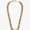 Collier à maillons marins plaqué or Collier à maillons marins plaqué or