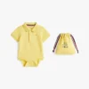 Combinaison polo pour bébés et sac cadeau Combinaison polo pour bébés et sac cadeau