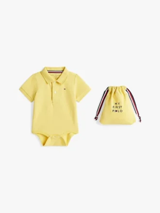 Combinaison polo pour bébés et sac cadeau