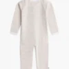 Combinaison à rayures et bords-côtes pour bébés Combinaison à rayures et bords-côtes pour bébés