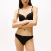 Culotte bikini taille basse à logo répété Culotte bikini taille basse à logo répété