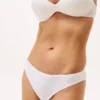 Culotte bikini taille basse à logo répété Culotte bikini taille basse à logo répété