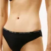 Culotte bikini taille basse à logo répété Culotte bikini taille basse à logo répété