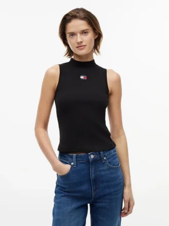 Débardeur à col montant ajusté Tommy Jeans Jeans