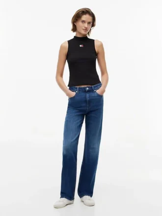 Débardeur à col montant ajusté Tommy Jeans Jeans