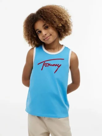 dbardeur pour enfant avec logo tommy en lettres cursives 1 3 330x440 - D&eacute;bardeur pour enfant avec logo Tommy en lettres cursives