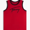 Débardeur pour enfant avec logo Tommy en lettres cursives