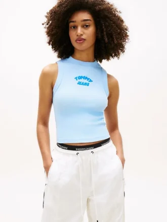 Débardeur Tommy Jeans à logo imprimé en relief