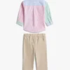 Ensemble chemise et pantalon à rayures pour bébés Ensemble chemise et pantalon à rayures pour bébés