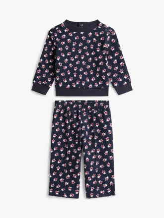 Ensemble de bébés composé d&rsquo;un haut à étoiles et d&rsquo;un pantalon à jambes larges