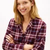 Ensemble de nuit chemise et pantalon en flanelle Ensemble de nuit chemise et pantalon en flanelle