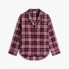 Ensemble de nuit chemise et pantalon en flanelle Ensemble de nuit chemise et pantalon en flanelle