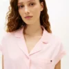 Ensemble de nuit chemise à manches courtes et pantalon Ensemble de nuit chemise à manches courtes et pantalon