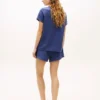 Ensemble de nuit t-shirt Henley et Shorts Ensemble de nuit t-shirt Henley et Shorts