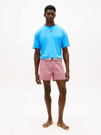 Ensemble de pyjama t-shirt et short tissé