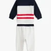 Ensemble haut et pantalon de jogging color block pour bébés