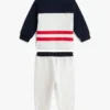 Ensemble haut et pantalon de jogging color block pour bébés