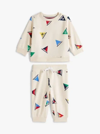 Ensemble haut et pantalon pour bébés avec motif drapeau de voile