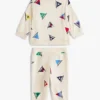 Ensemble haut et pantalon pour bébés avec motif drapeau de voile
