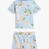Ensemble polo et shorts à imprimé floral pour bébés
